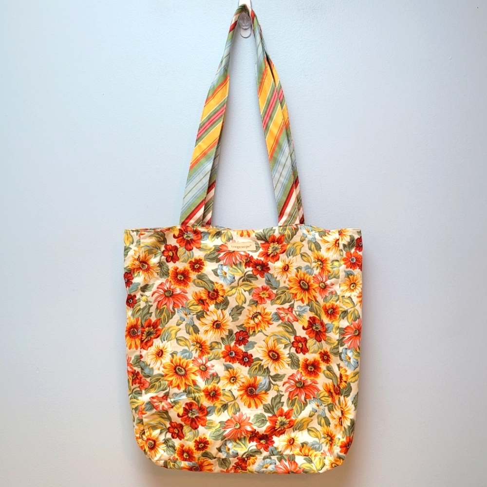 LONGABERGER | Floral Tote Bag